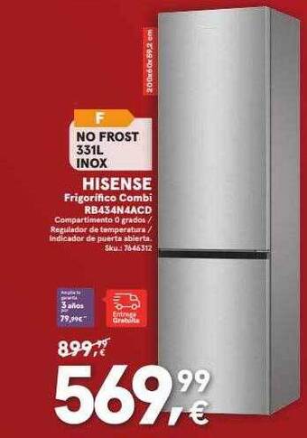 Worten Hisense frigorifico combi oferta