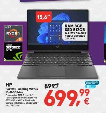 Worten Hp portátil gaming victus oferta