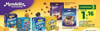 HiperDino Milka mini cookies, oreo crunchy bites oferta