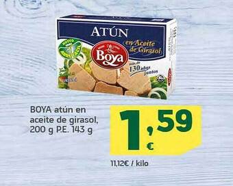 HiperDino Boya atún en aceite de girasol oferta