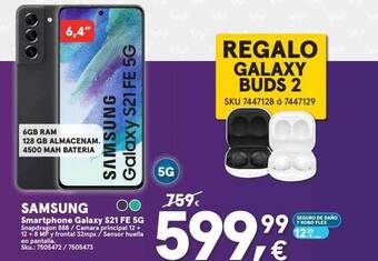 Worten Samsung smartphone galaxy s21 fe 5g oferta