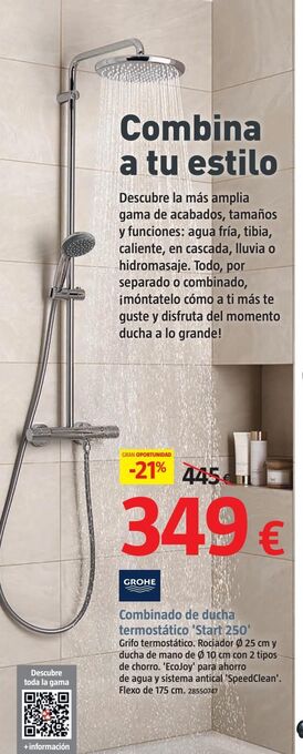 Bauhaus Conjunto de ducha oferta