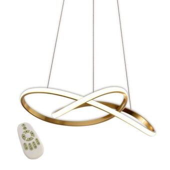 Lámpara de techo led 45w 4000k regulable intensidad oro olimpo