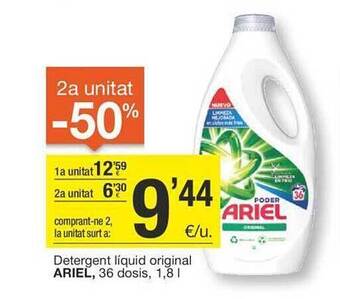 BonpreuEsclat Detergent liquid original ariel oferta