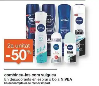 BonpreuEsclat En desodorants en esprai o bola nivea oferta