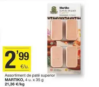 BonpreuEsclat Assoretiment de paté superior martiko oferta