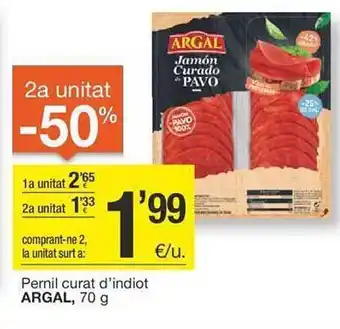 BonpreuEsclat Pernil curat d'indiot argal oferta