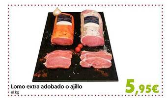 Hiper Usera Lomo extra adobado o ajillo oferta