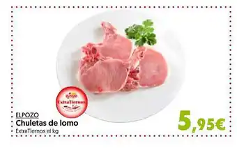 Hiper Usera Chuletas de lomo oferta