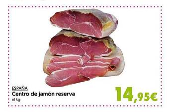 Hiper Usera España centro de jamón reserva oferta