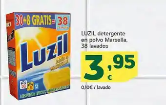 HiperDino Luzil detergente en polvo marsella oferta