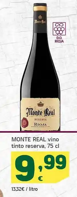 HiperDino Monte real vino tinto reserva oferta