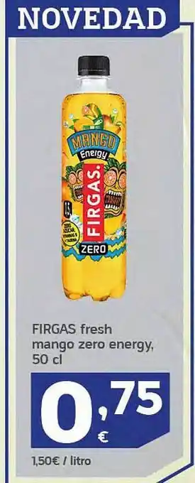 HiperDino Firgas fresh mango zero energy oferta