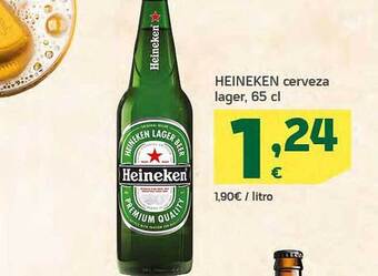 HiperDino Heineken cerveza lager oferta