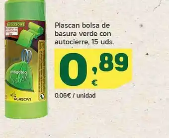 HiperDino Plascan bolsa de basura oferta