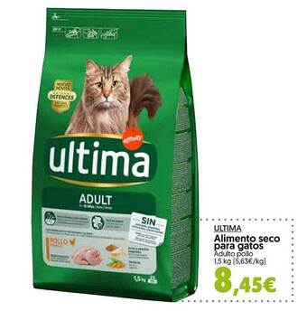 Hiper Usera Ultima alimento seco para gatos oferta