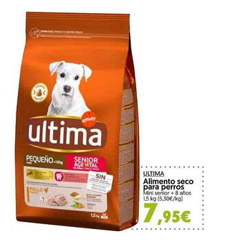 Hiper Usera Ultima alimento seco para perros oferta