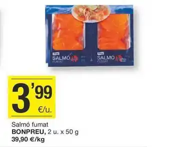 BonpreuEsclat Salmó fumat bonpreu oferta