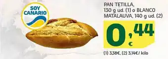 HiperDino Pan tetilla oferta