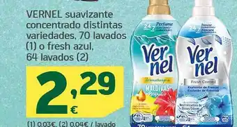 HiperDino Vernel suavizante oferta