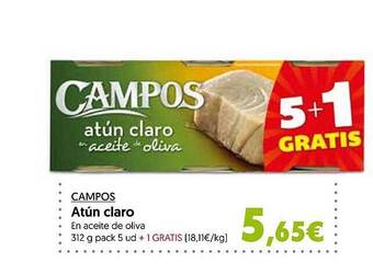 Hiper Usera Campos atún claro oferta