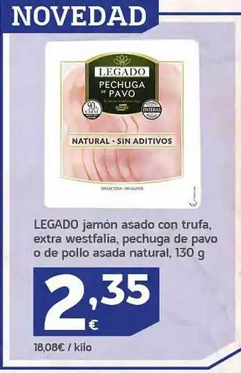 HiperDino Legado jamón oferta
