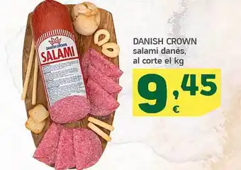 HiperDino Danish crown salami danés oferta