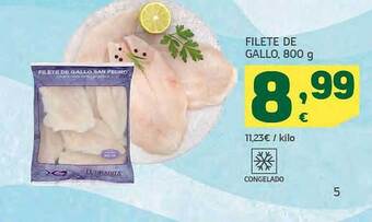 HiperDino Filete de gallo oferta