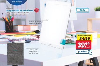 Lidl Lámpara LED De Luz Diurna oferta
