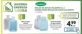 Lidl Bolsa de Agua Caliente 2L oferta