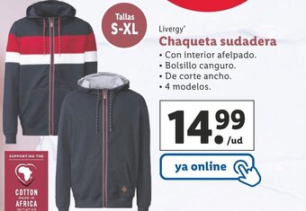 Lidl Chaqueta Sudadera oferta