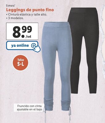 Lidl Leggings de Punto Fino oferta