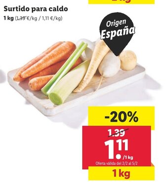 Lidl Surtido Para Caldo oferta