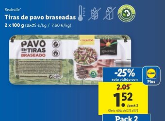Lidl Tiras de Pavo Braseadas oferta