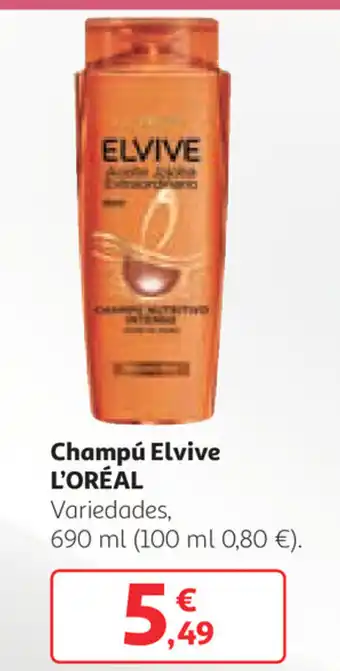 Alcampo L'Oréal Elvive Champú Variedades, 690 ml oferta