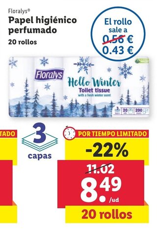 Lidl Papel Higiénico Perfumado oferta