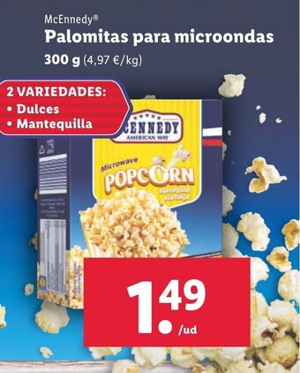 Lidl Palomitas Para Microondas oferta