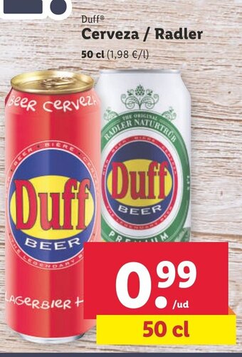 Lidl Cerveza / Radler oferta