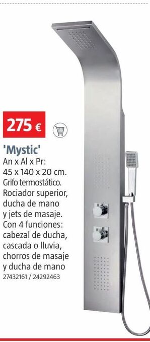 Bauhaus Panel de ducha oferta
