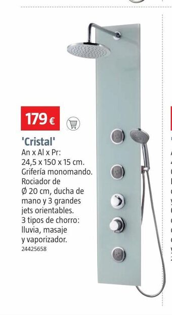 Bauhaus Panel de ducha oferta