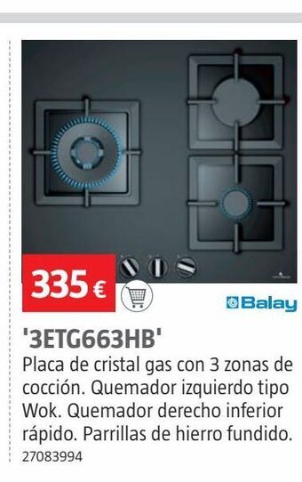 Placa de cocina balay