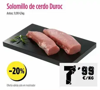 AhorraMas Solomillo oferta