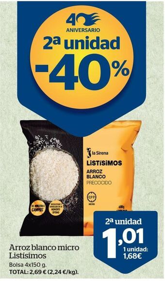 La Sirena Arroz oferta