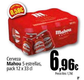 Unide Market Cerveza mahou 5 estrellas oferta