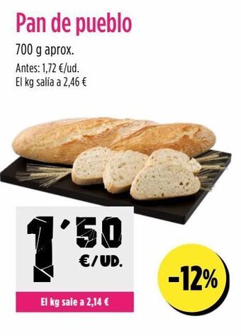 AhorraMas Pan de pueblo oferta