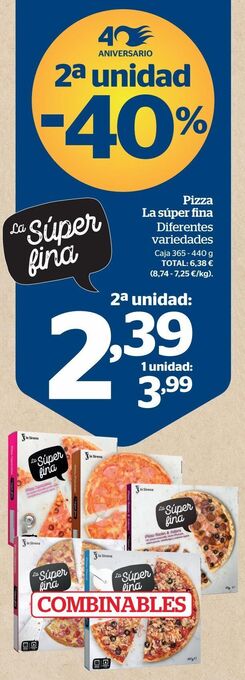 La Sirena Pizza oferta