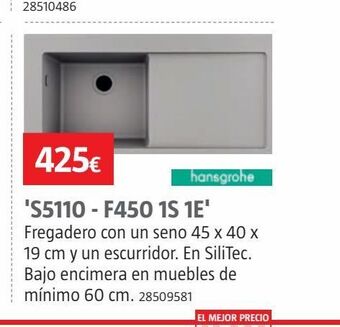 Bauhaus Fregadero oferta