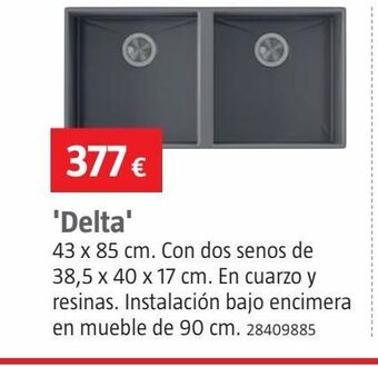 Bauhaus Fregadero oferta