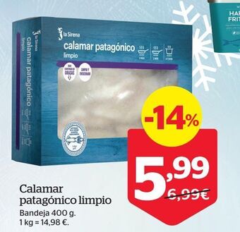 La Sirena Calamares oferta