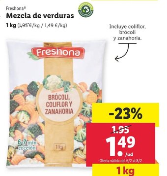 Lidl Mezcla de Verduras oferta